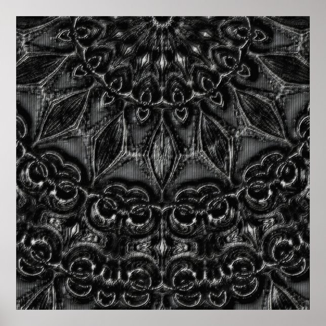 Affiche de Charcoal Mandala (Devant)