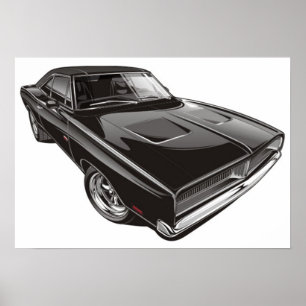 Affiche de chargeur de 1969 Dodge