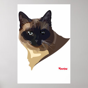 Affiche de chats Meeow