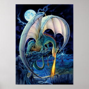 Affiche de chaussée de dragon