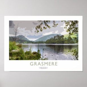 Affiche de chemin de fer de Grasmere