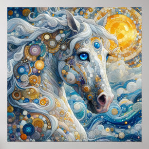 Affiche de cheval fantastique