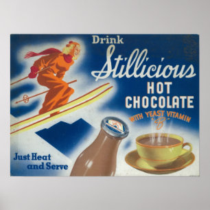 Affiche de chocolat chaud de Stillicious