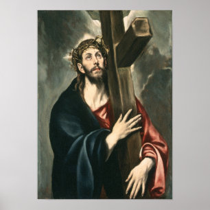 Affiche de Christ portant la Croix (Lumière 2)