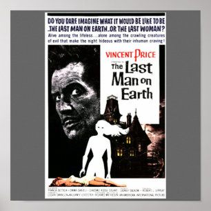 Affiche de cinéma Halloween "L'homme Dernier sur t