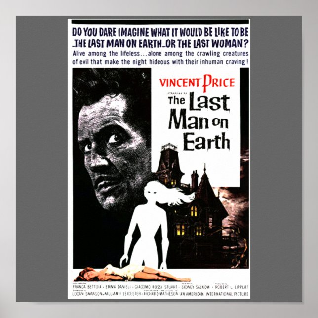 Affiche de cinéma Halloween "L'homme Dernier sur t (Devant)
