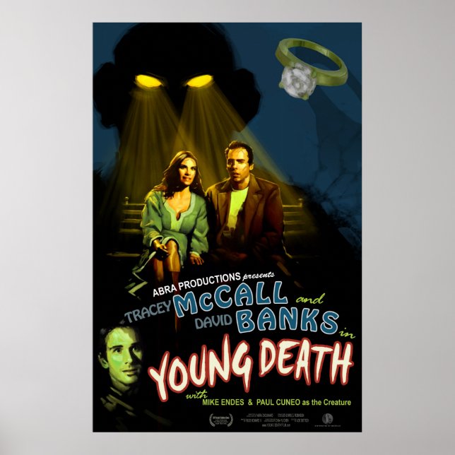 Affiche de cinéma "Jeune mort" (Devant)