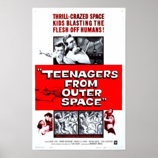 Affiche de cinéma Vintage pour adolescents de l'es