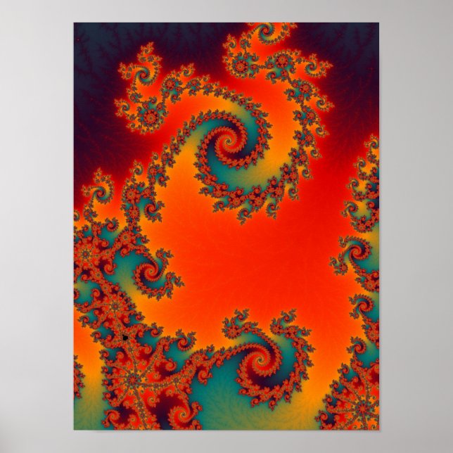 Affiche de cirque à double spirale (Devant)