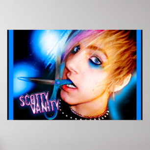 Affiche de ciseaux de vanité de Scotty