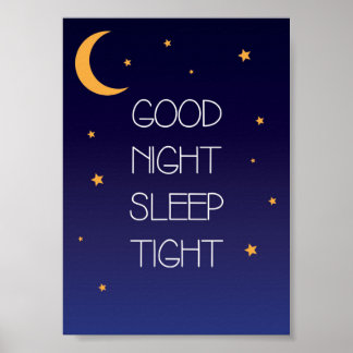 Affiche de citation Bonne Nuit Dormez Bien