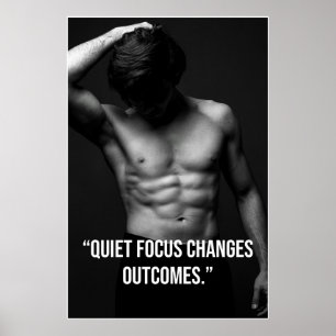 Affiche de citation – Concentration silencieuse ch