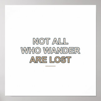 Affiche de citation d'aventure - Art mural typogra