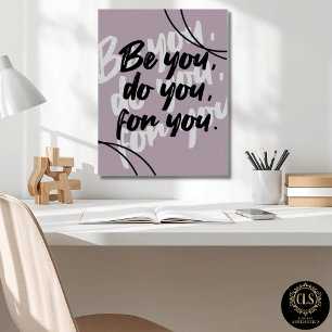 Affiche de citation inspirante minimaliste 