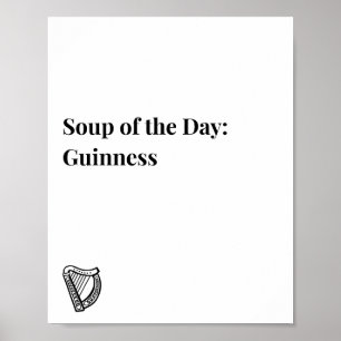 Affiche de citation irlandaise, Affiche sur le thè