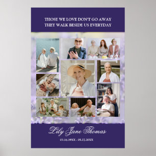 Affiche de collage de photos de souvenir Sympathie