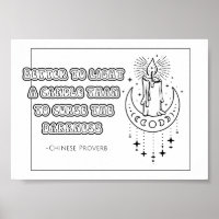 Affiche de coloriage proverbe chinois