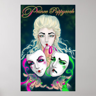 Affiche de comédie et de tragédie