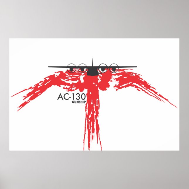 Affiche de commandite AC-130 (Devant)