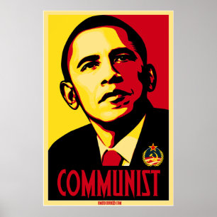 Affiche de communiste d'Americana83 Obama