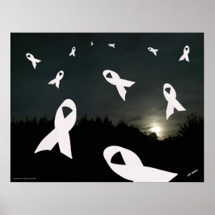 Affiche de conscience de cancer de poumon