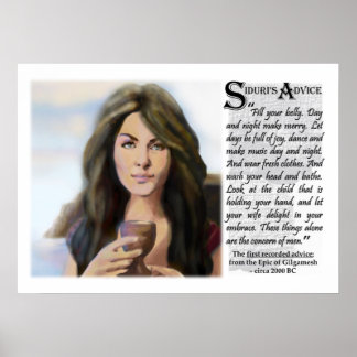 Affiche de conseil de Siduri