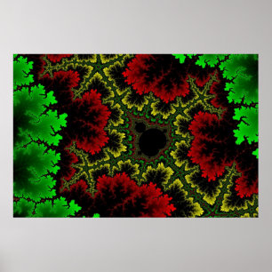 Affiche de corail de collage