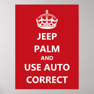 Affiche de correction automatique