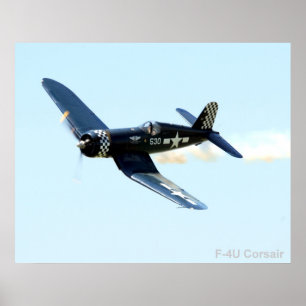 Affiche de corsaire de F-4U