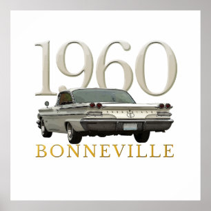 Affiche de coupé de la couleur '60 Pontiac
