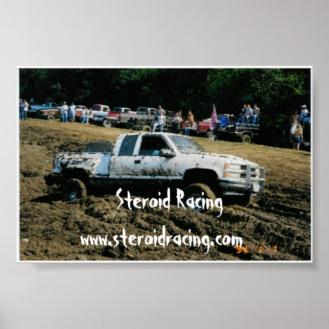 Affiche de course stéroïde (Devant)