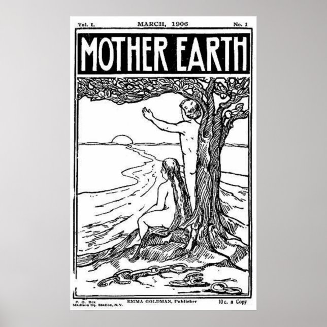 affiche de couverture du magazine mère Earth mars  (Devant)