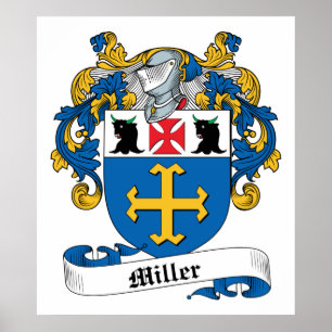 Affiche de crête de famille de Miller