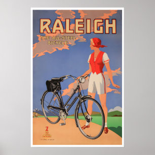 Affiche de cyclisme Art de vélo Cyclisme Raleigh P