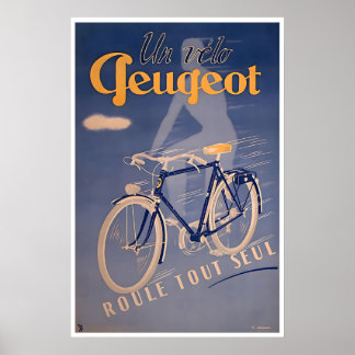 Affiche de cyclisme Art de vélo Impression de vélo