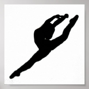 Affiche de danseuse de ballerine