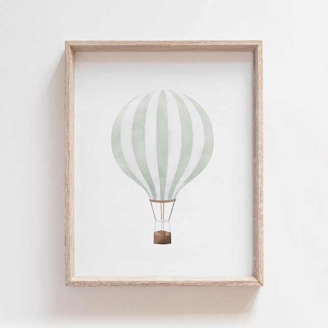Affiche de décoration de nurserie en vert menthe p (Créateur téléchargé)