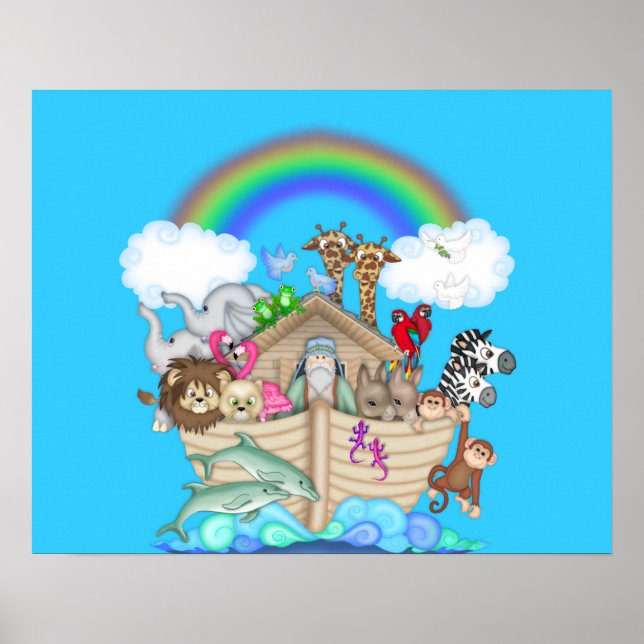 AFFICHE DE DÉCORATION DU NURSERT DE NOAHS ARK (Devant)