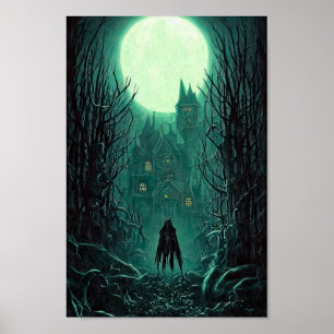 Affiche de décoration Halloween Déplaisant Ghoul