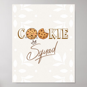 Affiche de décoration murale audacieuse cookie s