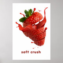 Affiche de décoration murale de fruits Splash d'ét