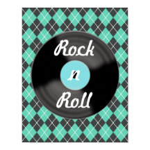 Affiche de décoration murale d'un disque vinyle vi