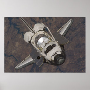 Affiche de découverte de navette spatiale