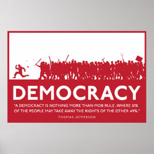 Affiche de démocratie