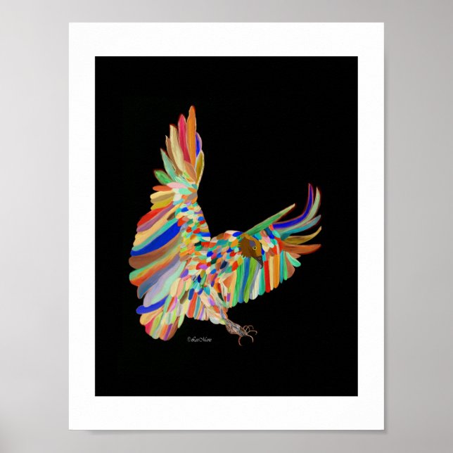 Affiche de design créatif de Rainbow LeeMarie (Devant)