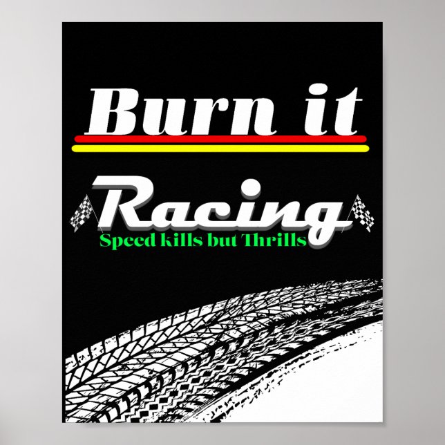 affiche de design esthétique de course (Devant)