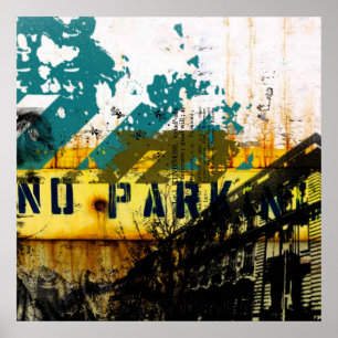 affiche de désintégration urbaine