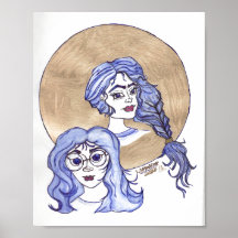 affiche de deux filles