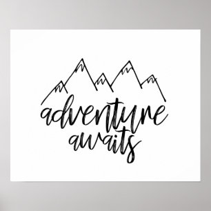 Affiche de devis Adventure Await