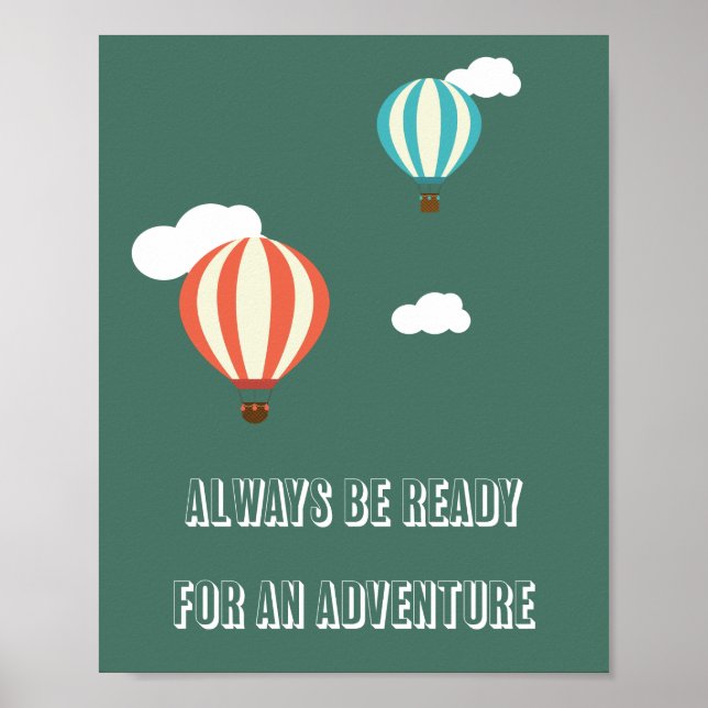 Affiche de devis d'aventure (Devant)